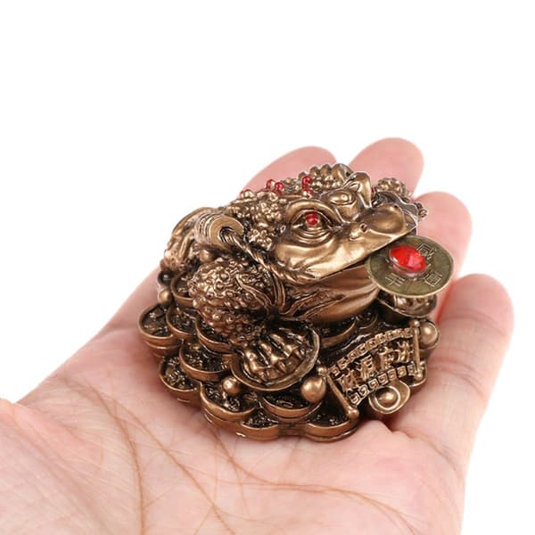 Feng Shui Padde Penger BRONSE Bronze