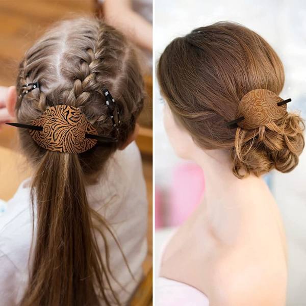 Hair Sticks Hår Barrette GRØN green