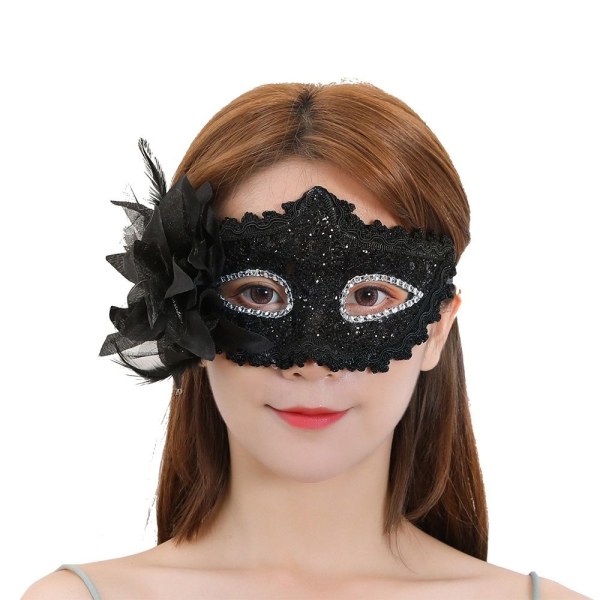 Lace Eye Masks Masquerade Masks RED red