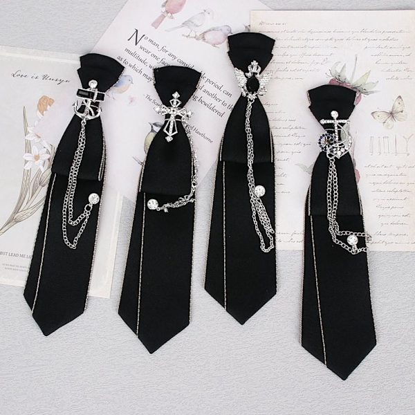 Sort Slips Smykker Bowtie 2 2 2