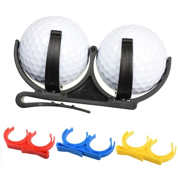 4STK Golfboldklemme Golfklemme GUL 4STK 4STK Yellow 4Pcs-4Pcs