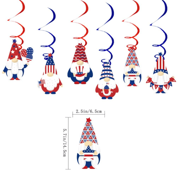 Independence Day Inredningsballonger och tillbehör 1 1 1