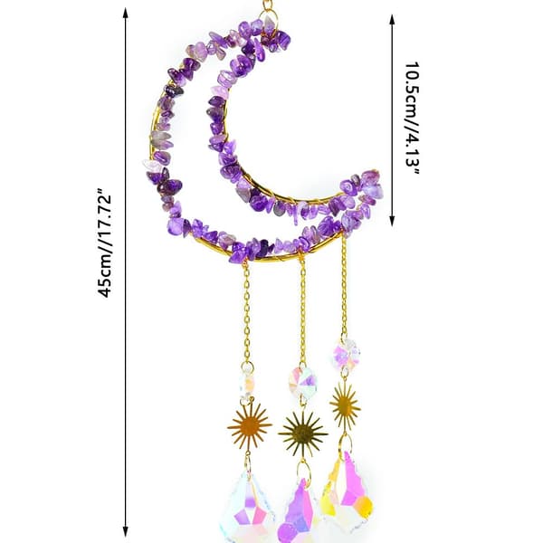Crystal Windchime Ametist Wind Chimes MULTICOLOR multicolor