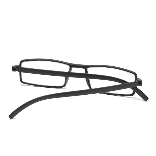 Anti-blåt lys læsebriller Firkantede briller BRUN Brown Strength 250