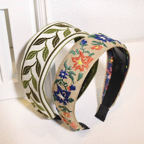 Pannband För Dam Boho Pannband GRÖN Green