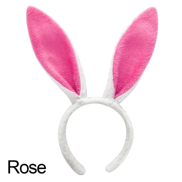 4st Bunny Ears Pannband Huvudsmycken ROSE Rose