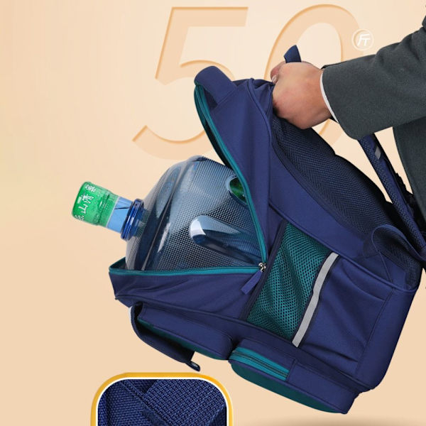 Skolesekk Primary School Bags Barn Ryggsekk blue Large