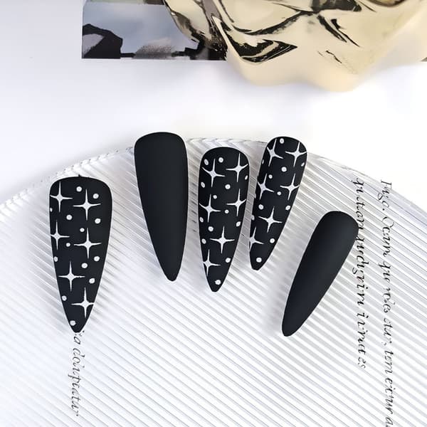 24stk False Nails Super Lang Stiletto