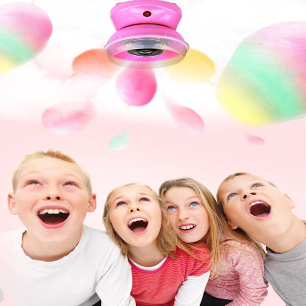 Cotton Candy Maker Marshmallow Machine PINK-EU PLUG PINK-EU PLUG Pink-EU Plug