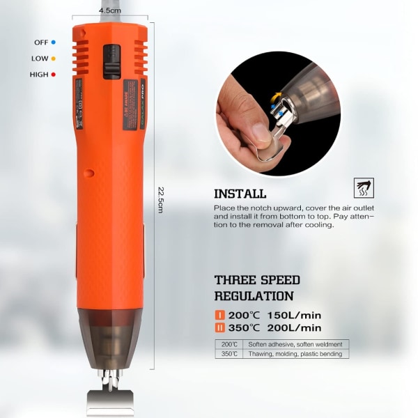 Mini Heat Gun kaksinopeuksisen matkapuhelimen korjaus