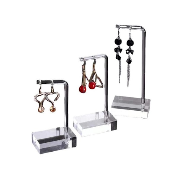 Hängande örhängen Display Stativ Smycken Case ETT SET MED one set with 3 pcs