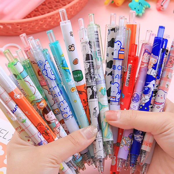 20 stk Gelpenner Nøytral Pen Marker Pen Random Pattern