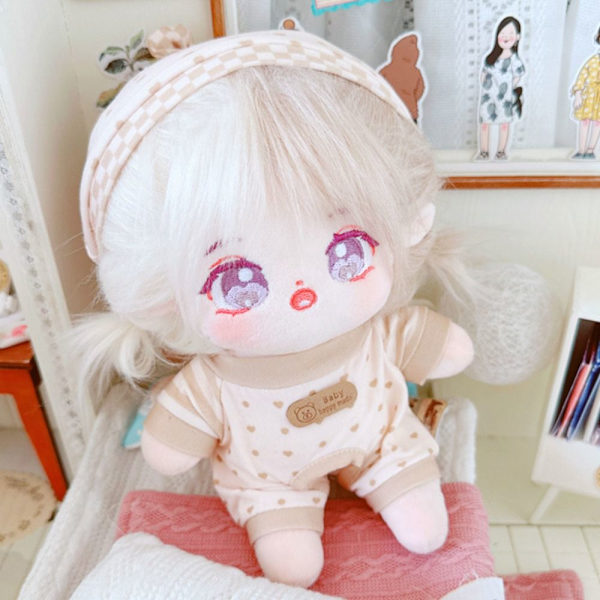 Nya Söta Kläder 20cm Doll Pyjamas BLÅ Blue