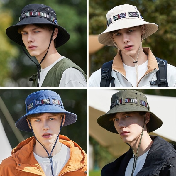 Par Bucket Hat Fiskehætte SORT Black