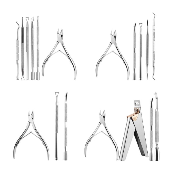 Cuticle Pusher Dead Skin Push Remover 3 STK 3 STK 3pcs