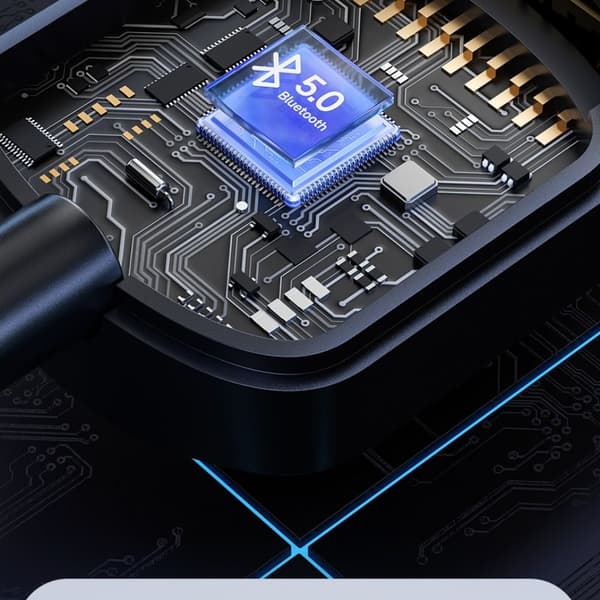 Trådløs Bluetooth Adapter Bilhøjttaler SORT Black