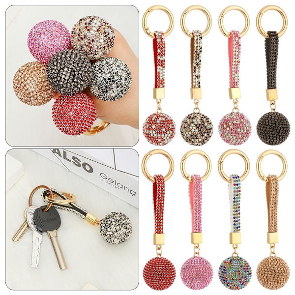 Crystal Key Ring Avaimenperä PUNAINEN red