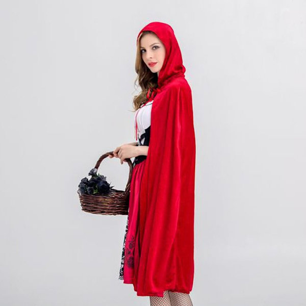 Cape Cloak Rødhætte S S