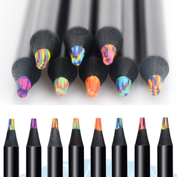8/12 farger Fargeblyant Rainbow Core Pencil 12 FARGER 12 FARGER 12 Colors