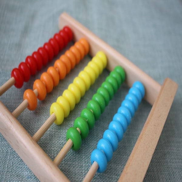 Trä Abacus Beräkningspärla TRÄPÄRLOR TRÄPÄRLOR wooden beads