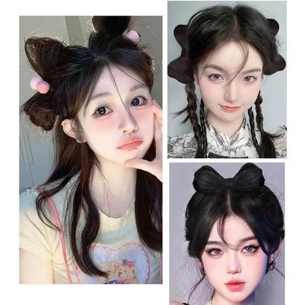 Fake Hair Bow Synteettiset hiukset COLOR 1 COLOR 1 Color 1