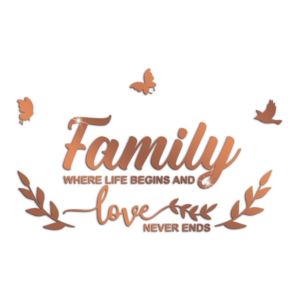 Wall Stickers Veggdekor ROSEGULL rose gold