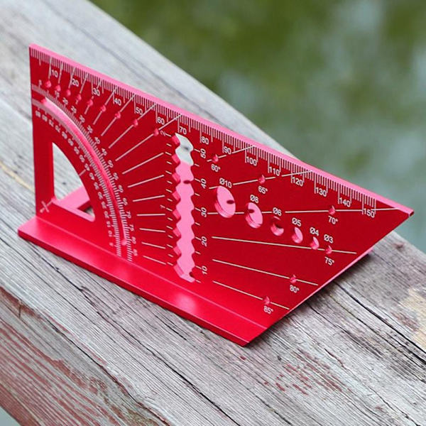Trebearbeidingsvinkellinjal Gauge Gradskive 3D Multi Angle