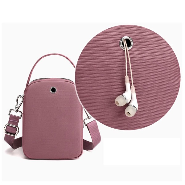 Kvinnor Mini Axelväska Handväskor Messenger Bag pink