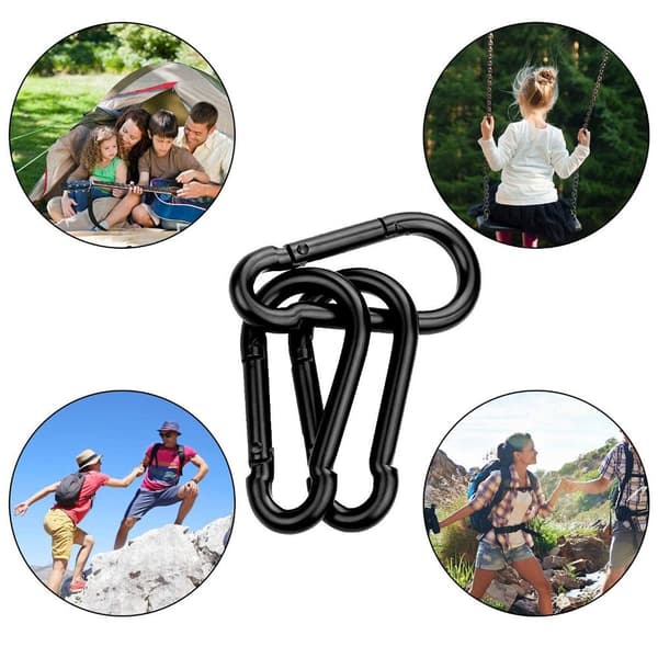 8 Stk Spring Snap Hooks Karabinhage Clip Quick Link Buckle Clip