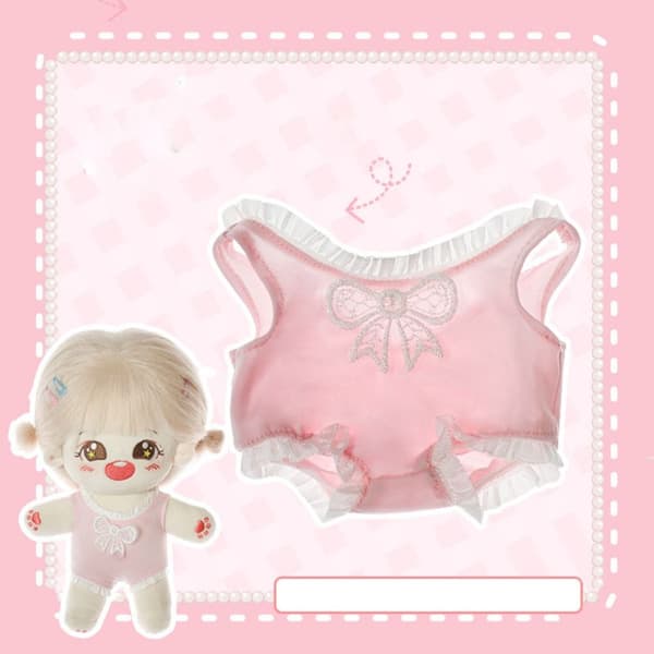 Docka Camisoles Dockkläder ROSA Pink