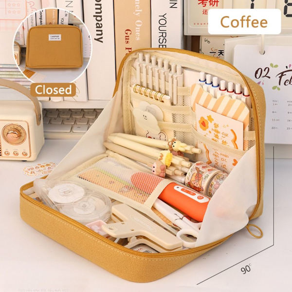 Kirkas Penaali Case COFFEE CANVAS CANVAS Coffee Canvas-Canvas