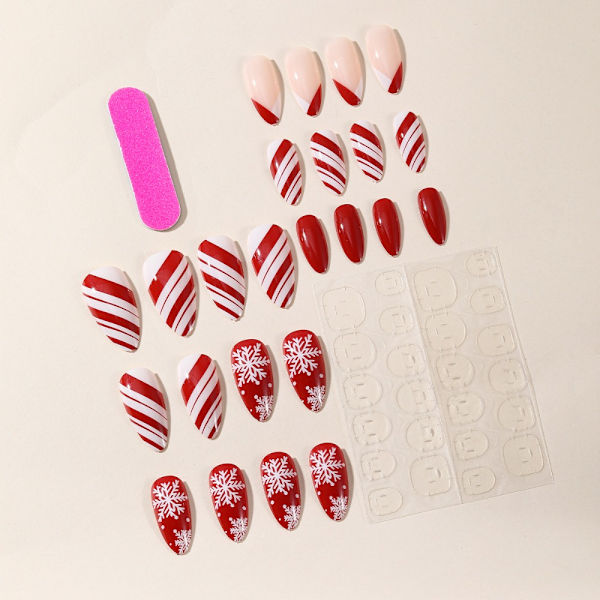 Almond Fake Nails Tekokynnet A2-02-02 A2-02-02 A2-02-02