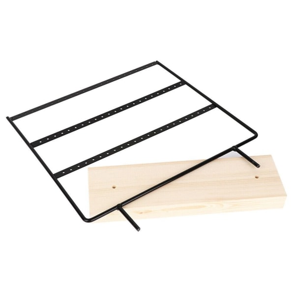 Örhänge Hängande Display Rack Smycken Organizer SVART black