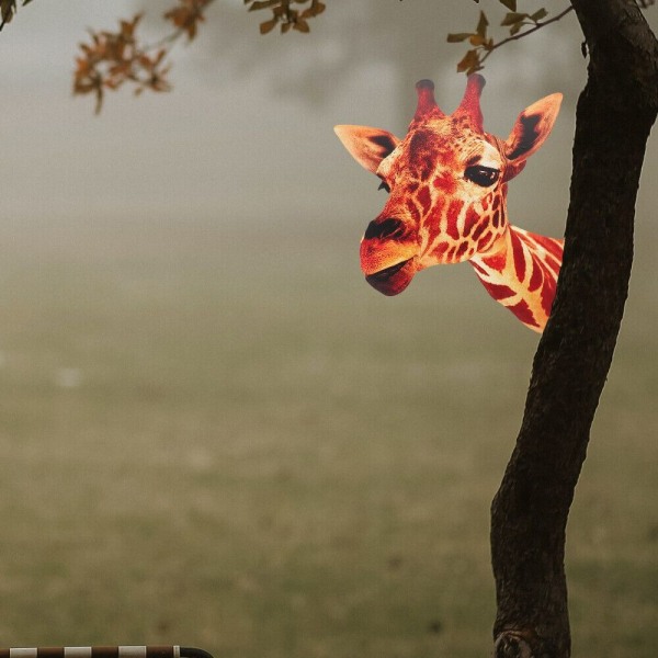 Puutarhansisustus Puutarhakoristeet KIRAHVI KIRAAVI Giraffe