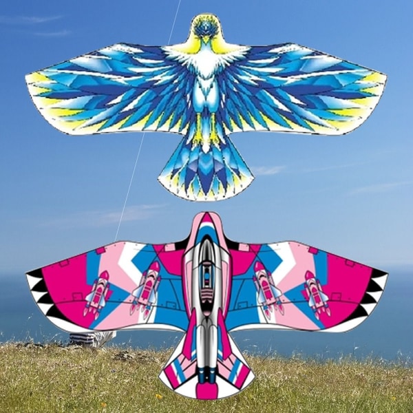 Bird Kite Aircraft Kite BLÅTT FLYFLY Blue Aircraft-Aircraft