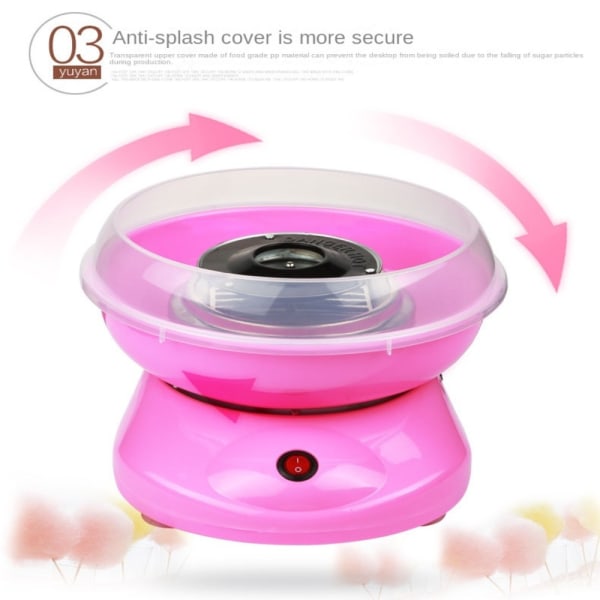 Cotton Candy Maker Marshmallow Machine PINK-EU PLUG PINK-EU PLUG Pink-EU Plug