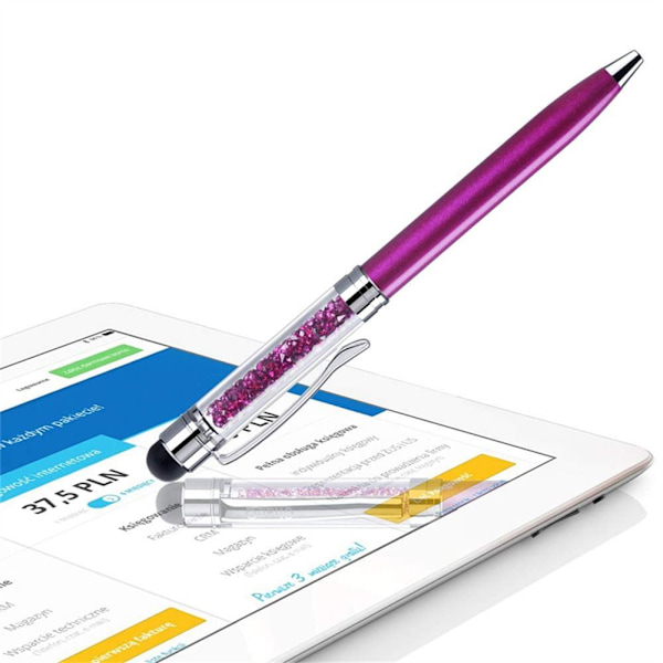 5 STK Kapacitiv Stylus Kuglepen SORT Black