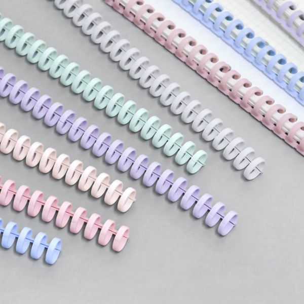 10 stk Notebook Binding Clip Løsbladsring 10 STK BLÅ 10 STK 10pcs blue