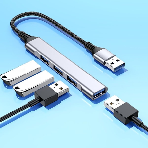 USB-C HUB Type-C utvidelsesdokkingstasjon USB-A USB-A USB-A