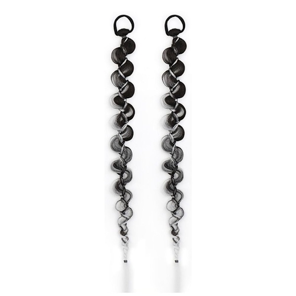 Pitkät nyrkkeilypunos Peruukki Bubble Braid C 2PCS C 2PCS C 2pcs