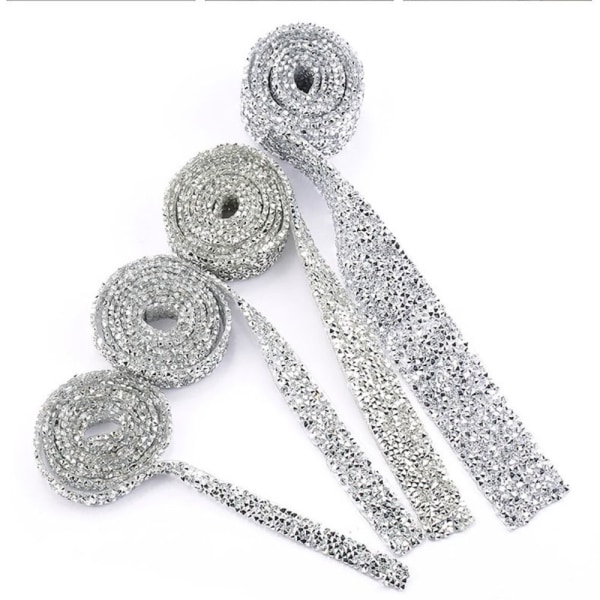 Rhinestone Ribbons Fix Rhinestone Tape 1CM 1CM 1cm