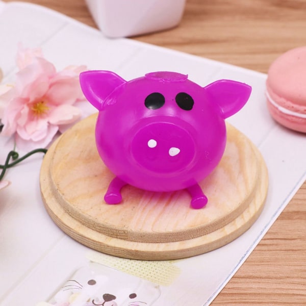 Splat Ball Venting Toy ROSA GRIS PIG Pink Pig-Pig