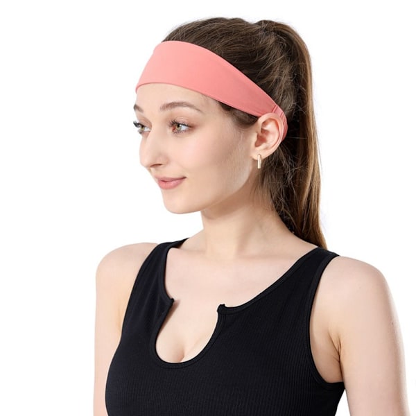 Fitness Pannebånd Stretch Svettebånd ROSA Pink
