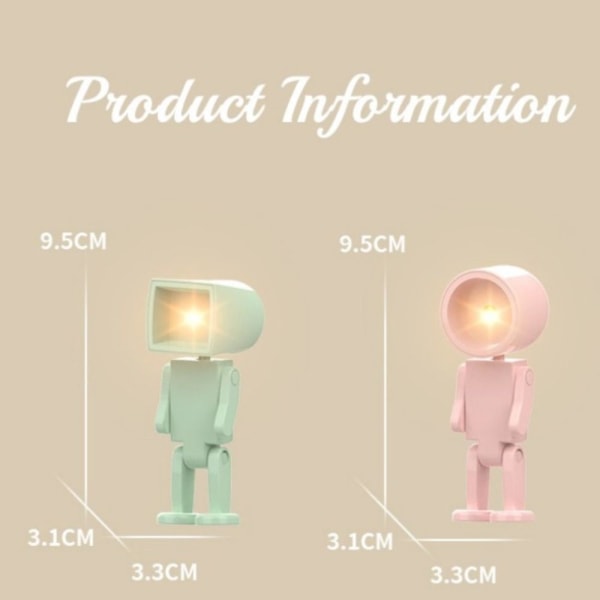 LED-yövalot pöytälamppu PINK SQUARE SQUARE pink square-square