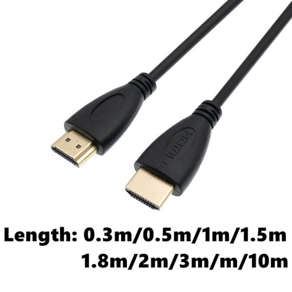 HDMI-kabel lyd- og videokabel 2M 2m