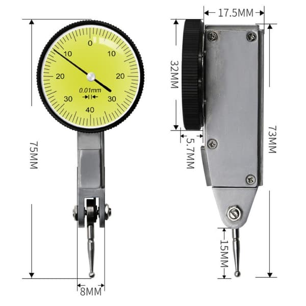 Indikator for måleinstrument