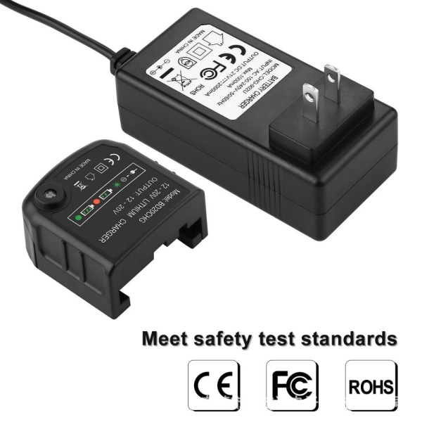Lithium batterioplader 18650 batterioplader EUROPÆISK STANDARD European Standard