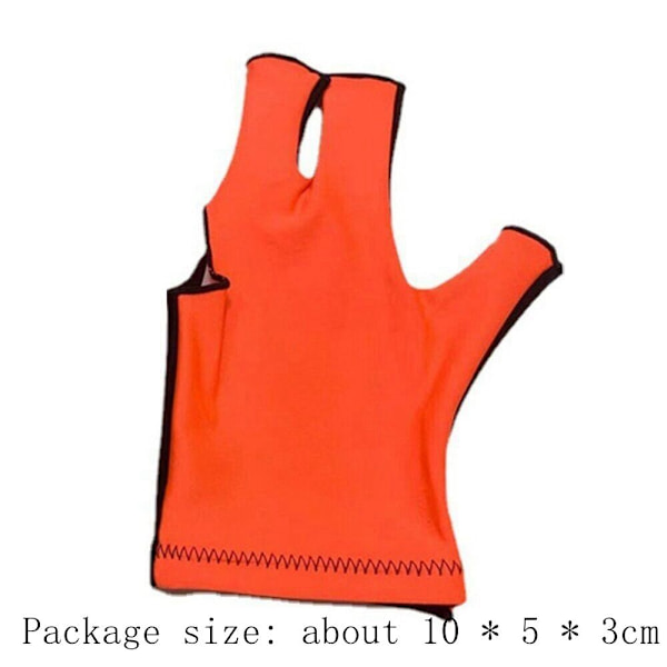 Billardhandsker Trefingerhandsker SORT Black