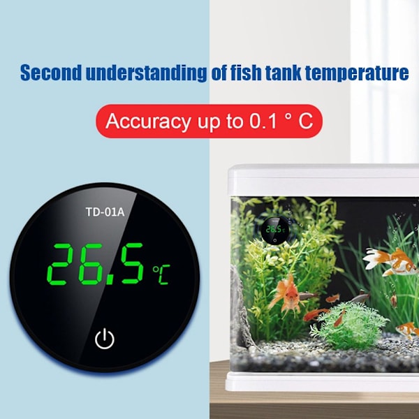 Aquarium termometer LCD digital eksternt termometer Centigrade