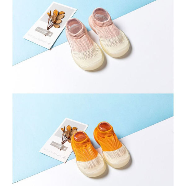 Baby First Shoes Tofflor Skor GUL 20-21(INRE 12,5CM) yellow 20-21(Inner 12.5cm)